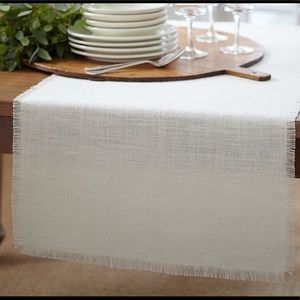 Pottery Barn Table Runner 100% Kenaf